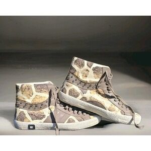 D.A.T.E. Green Sneakers I14W-CO-AN-LP EPT9022 Size Mens 7 Women's 8.5